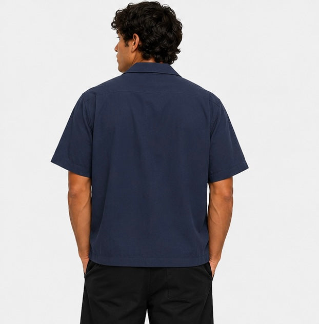Classic Art Print Camp Shirt