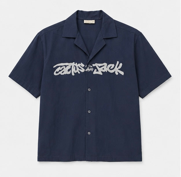 Classic Art Print Camp Shirt