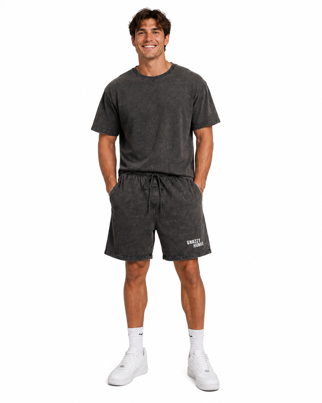 Acid Wash Shorts