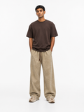 Acid Wash Wide Leg Pants – Khaki