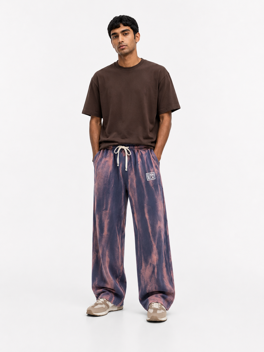 DNM BLK Tie Dye Sweatpants – Blue & Rust
