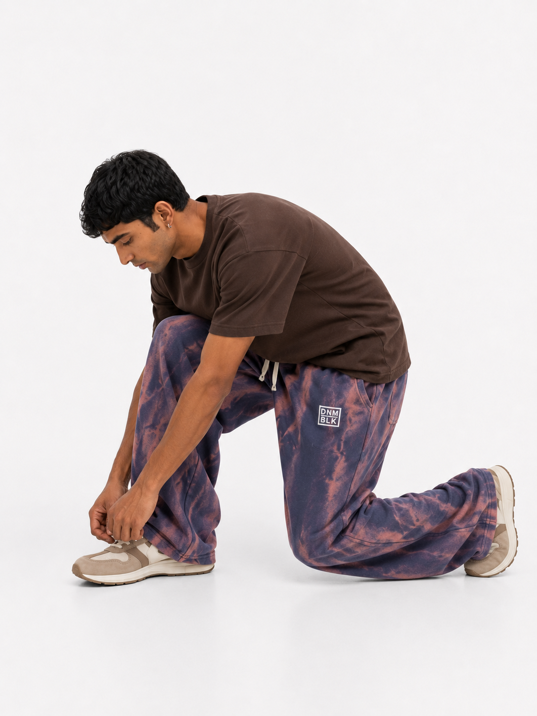 DNM BLK Tie Dye Sweatpants – Blue & Rust