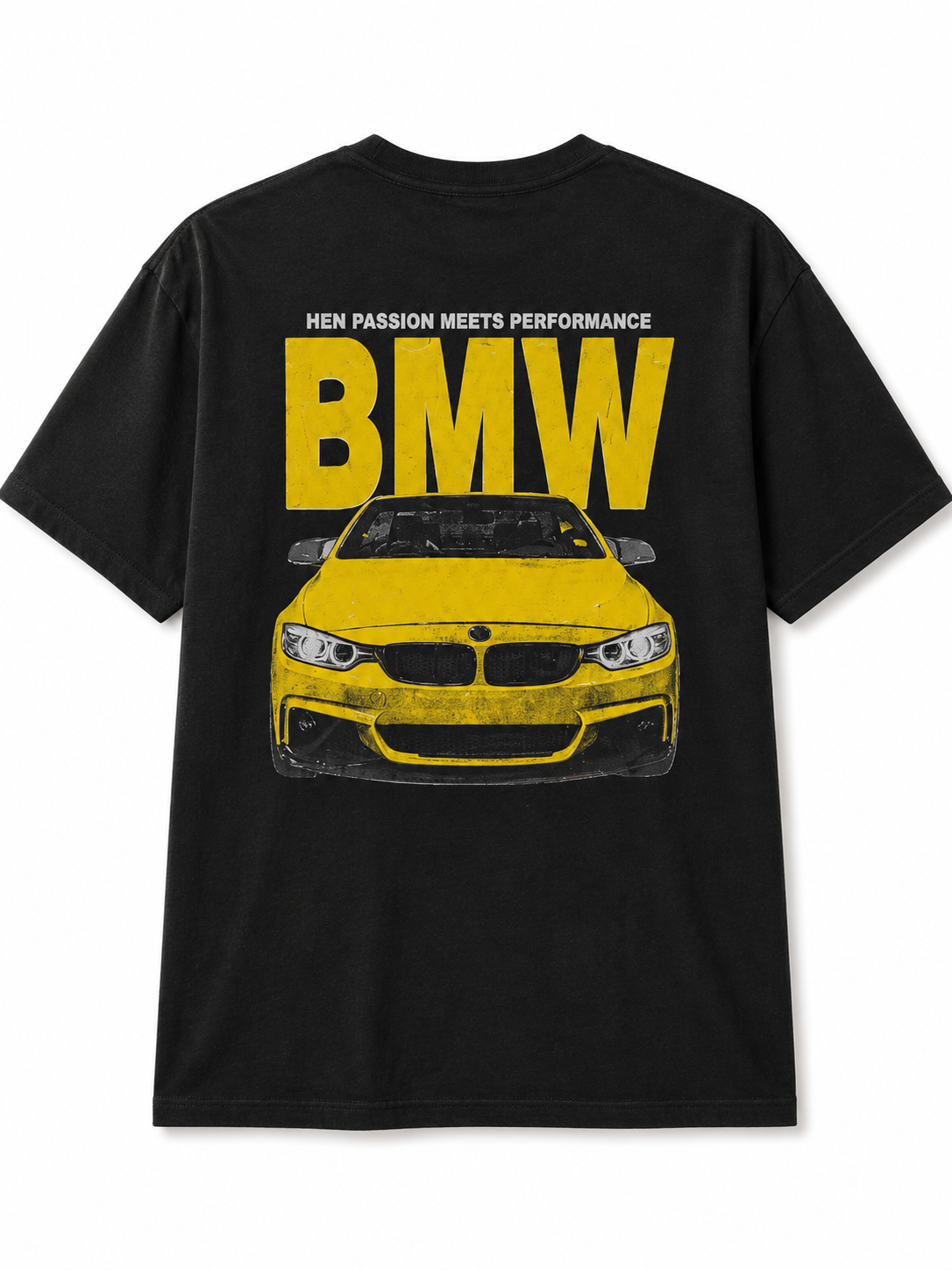 BMW Graphic Oversized T-Shirt - Black