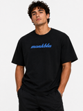 Monkblu Script Graphic Tee - Black