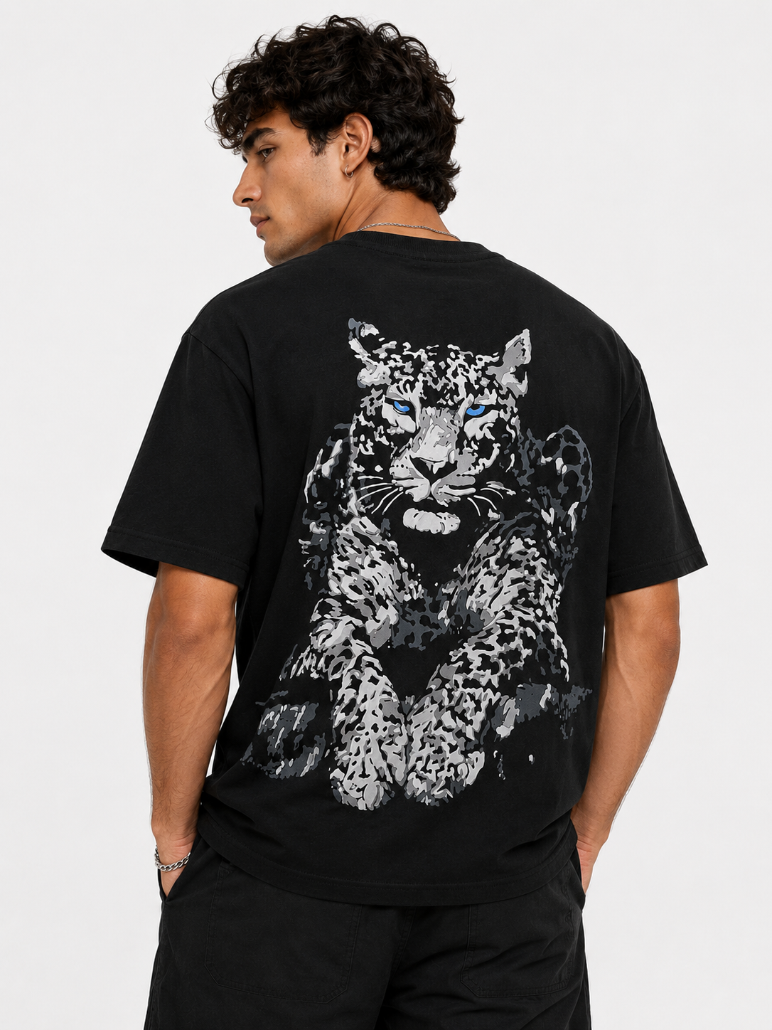 Monkblu Script Graphic Tee - Black
