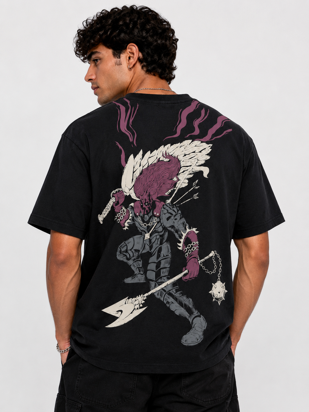 The Journey Never Truly Ends Graphic Tee - Black