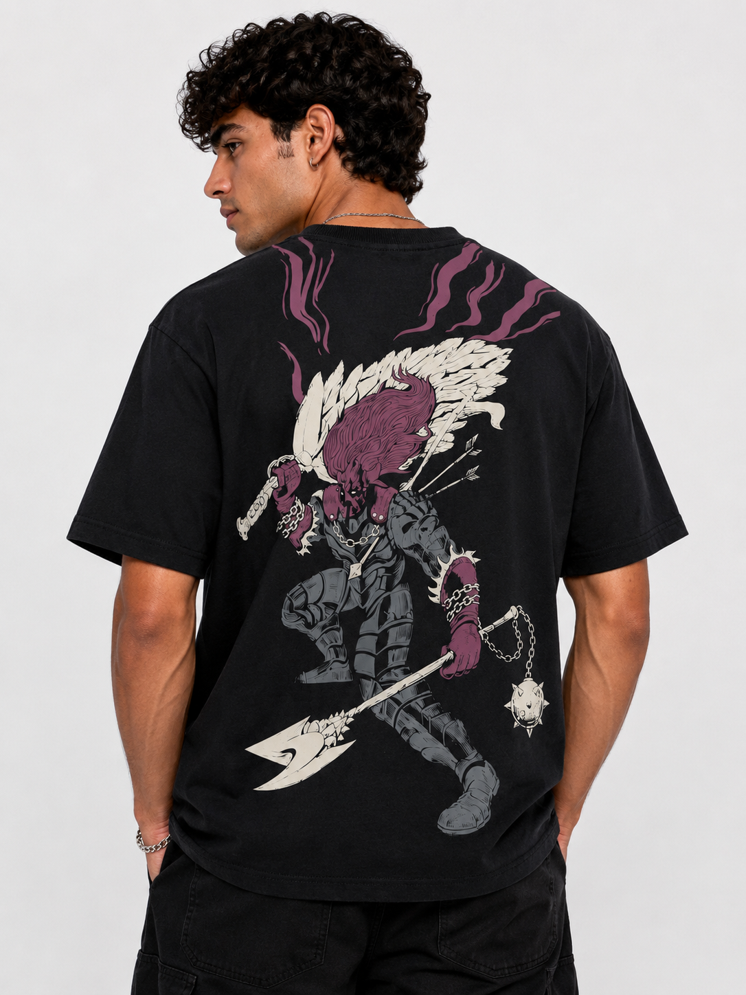 The Journey Never Truly Ends Graphic Tee - Black