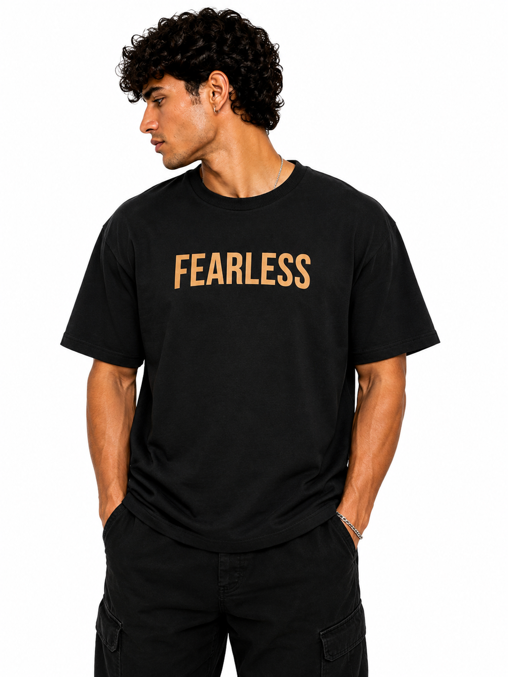 Fearless Graphic Tee - Black