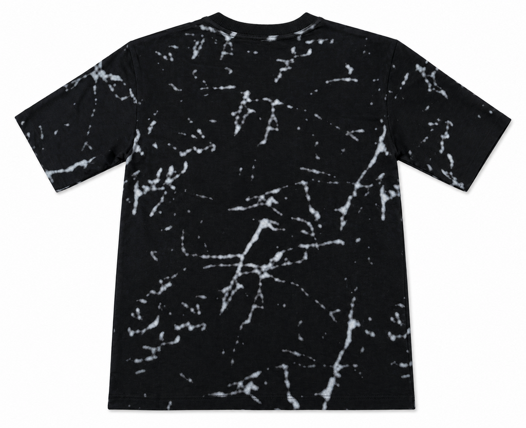 Treasure Graphic Tee - Marble Wash Black