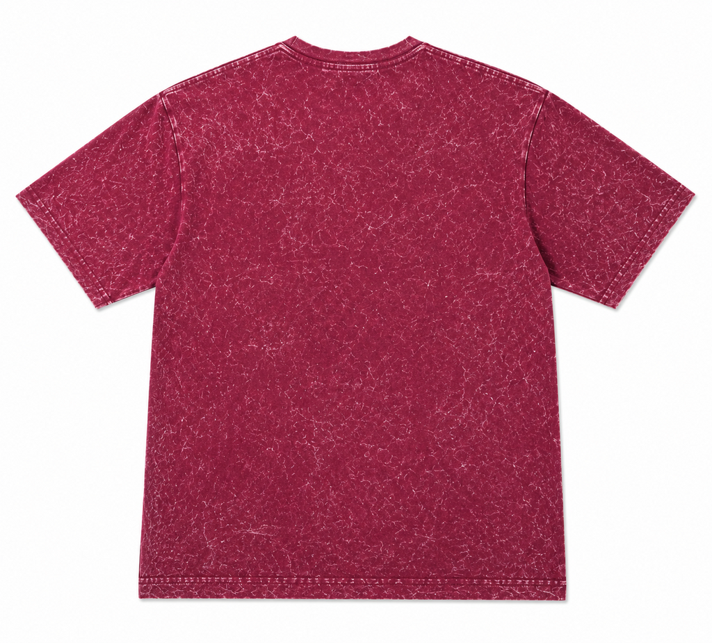 Nomad Tonal Embossed Tee - Maroon