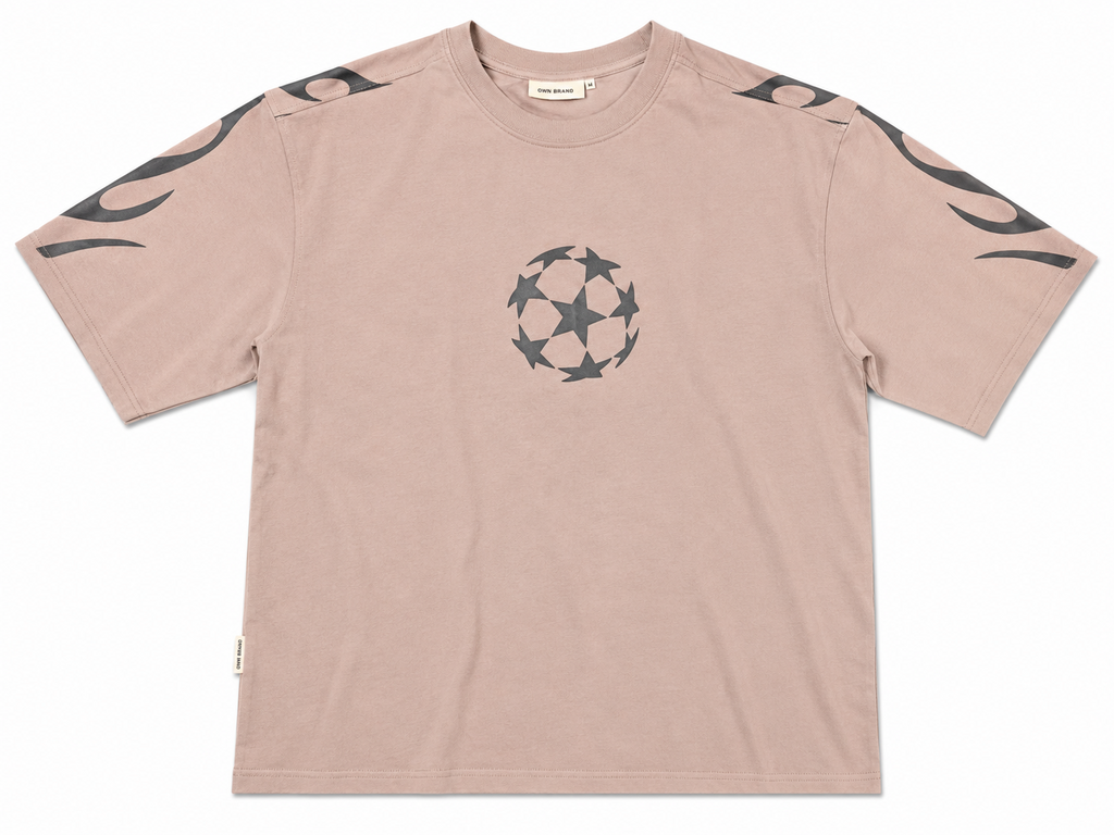 Star Graphic Tee - Dusty Pink