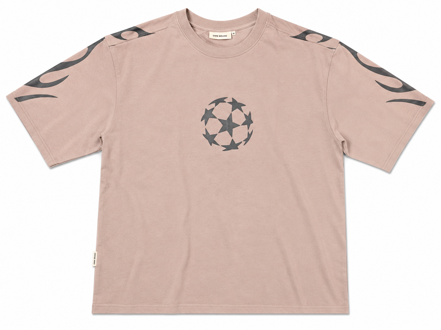Star Graphic Tee - Dusty Pink