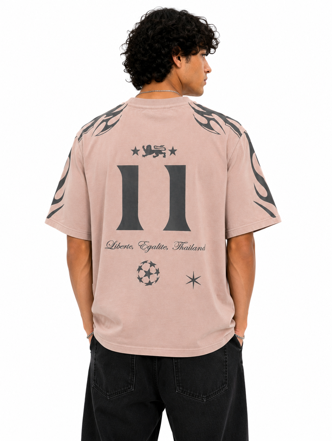 Star Graphic Tee - Dusty Pink