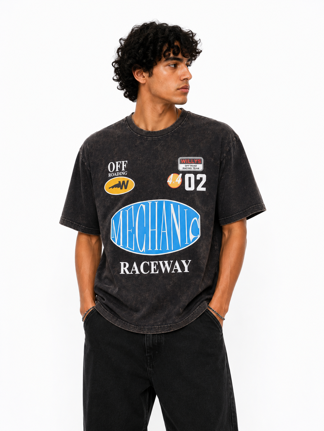 Mechanic Raceway Graphic Tee - Black