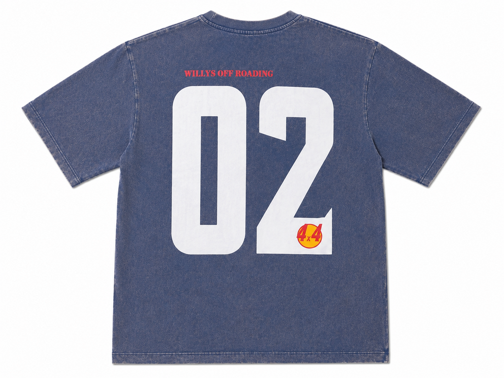 Mechanic Raceway Graphic Tee - Blue Grey