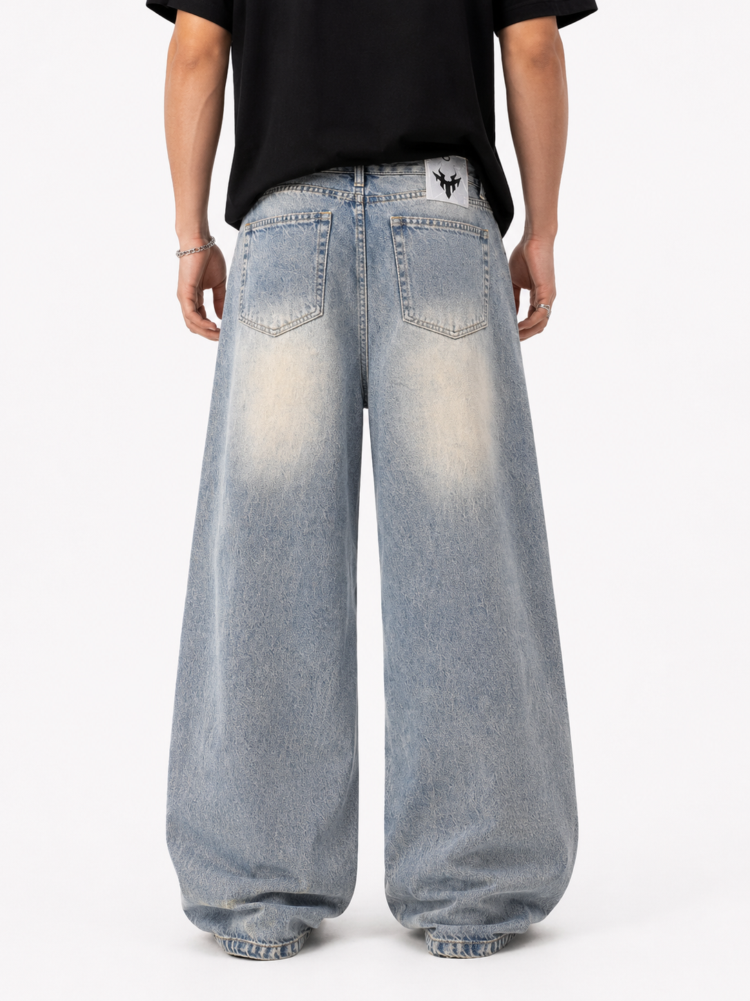 Midnight Blue Baggy Denim