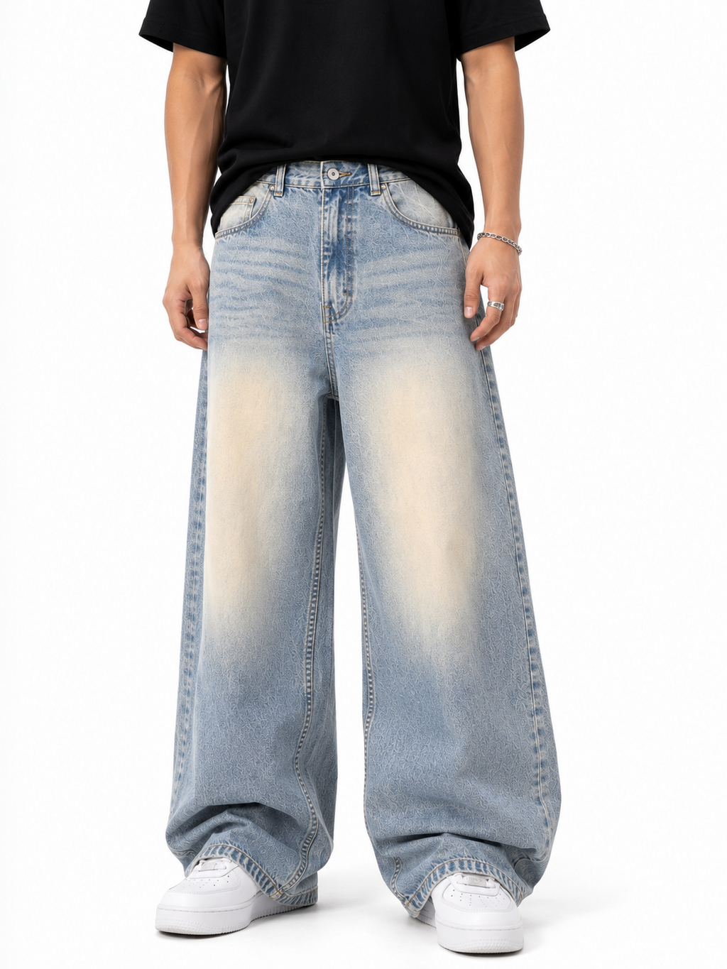 Midnight Blue Baggy Denim