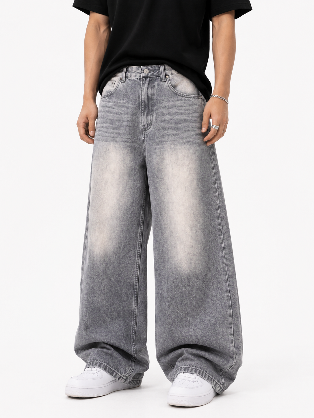 Shadow Fade Wide Leg Denim