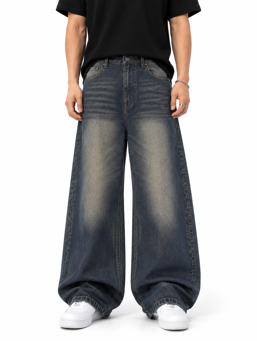 Frost Grey Baggy Jeans