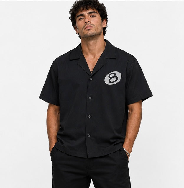 Eight Ball Graphic Camp Shirt