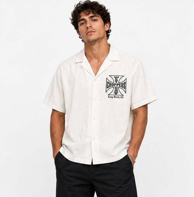Iron Cross Emblem Camp Shirt