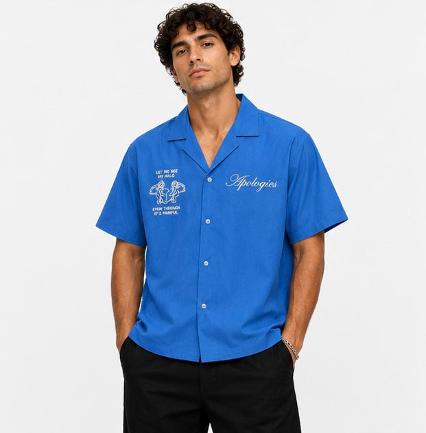 Halo Graphic Camp Shirt