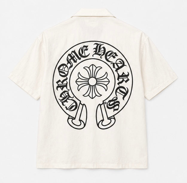 Horseshoe Emblem Camp Shirt