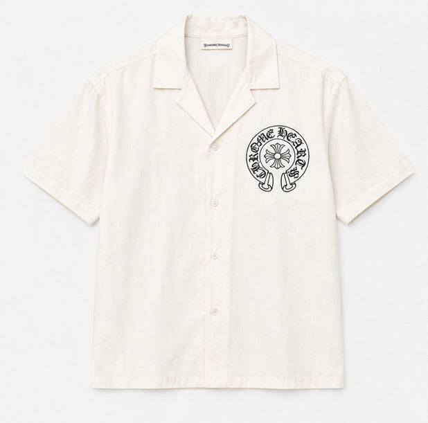 Horseshoe Emblem Camp Shirt