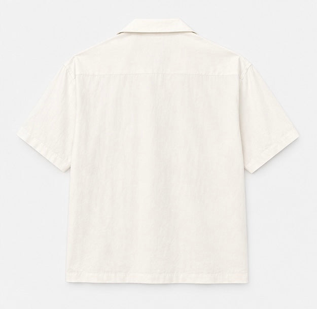 Burning Car Graphic Camp Shirt